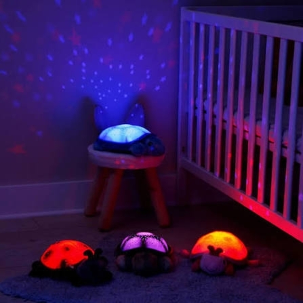 Cloud B Twilight Turtle Night Light - Blue, Red, Purple